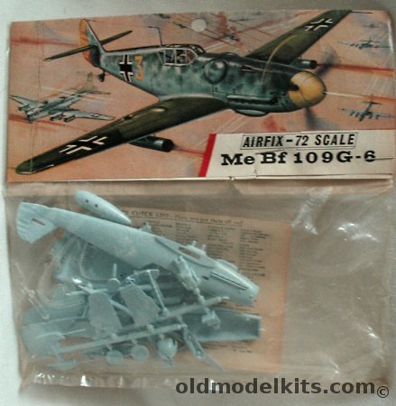 Airfix 1/72 Messerschmitt Bf-109 G-6 - T3 Bagged, 86 plastic model kit